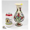 Image 1 : TURKISH CERAMIC VASE - SMALL SIZE