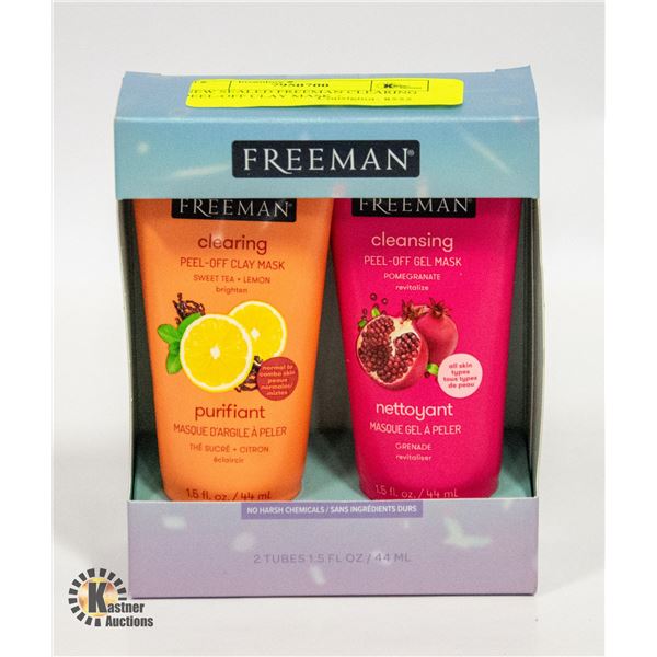 NEW SEALED FREEMAN CLEARING PEEL-OFF CLAY MASK +