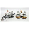 Image 1 : NEW (2) SETS SALT & PEPPER SHAKERS