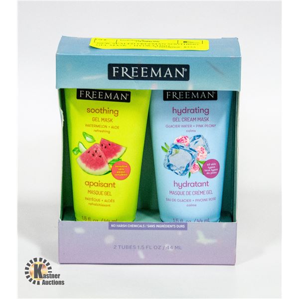 NEW SEALED FREEMAN SOOTHING GEL MASK + HYDRATING