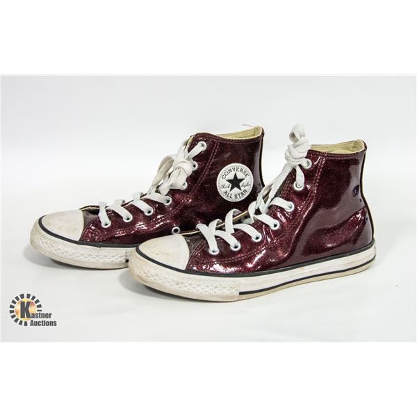 LADIES SIZE 3.5 CONVERSE ALL-STAR RED