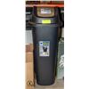Image 1 : SLIM BIN 13 GL GARBAGE CAN WITH SWING LID