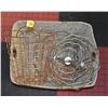 Image 1 : CLOTH BASKET & 3 METAL STORAGE BASKETS