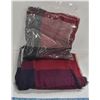 Image 1 : 2 ASSORTED COLOR BLANKET SCARVES