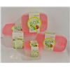 Image 1 : 4 PACKS OF 3PC SNAP LID CONTAINERS,PINK