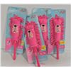 4 FUNKY JUMBO PINK NOODLE DUSTERS