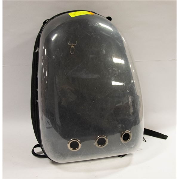 CLEAR BUBBLE FELINE BACKPACK