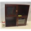 DRESSER TOP DISPLAY SHELF H-17" W-6.5" L-17"