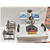 Image 1 : COMBO HEAT PRESS MACHINE WITH ACCESSORIES