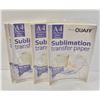 Image 1 : 4PK A4 SUBLIMATION HEAT TRANSFER PAPER 100 SHEETS