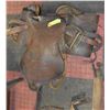 Image 1 : HORSE SADDLE LEATHER -METAL IS TARNISHED NEEDS TLC