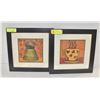 Image 1 : 2 FRAMED COFFEE THEMED PICTURES 12.75" X 12.75"