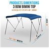 Image 2 : NEW SERENELIFE WATERPROOF BOAT BIMINI TOP COVER