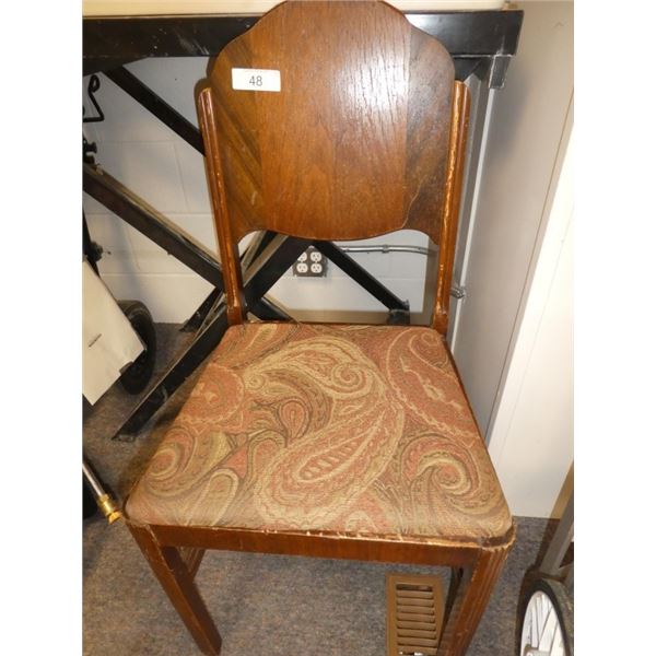 vintage wooden chair