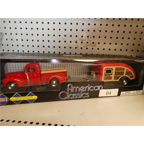 die-cast American Classic truck & camper