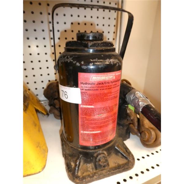 MotoMaster hydraulic jack 20 ton capacity