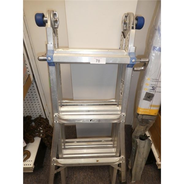 aluminum multi-position ladder