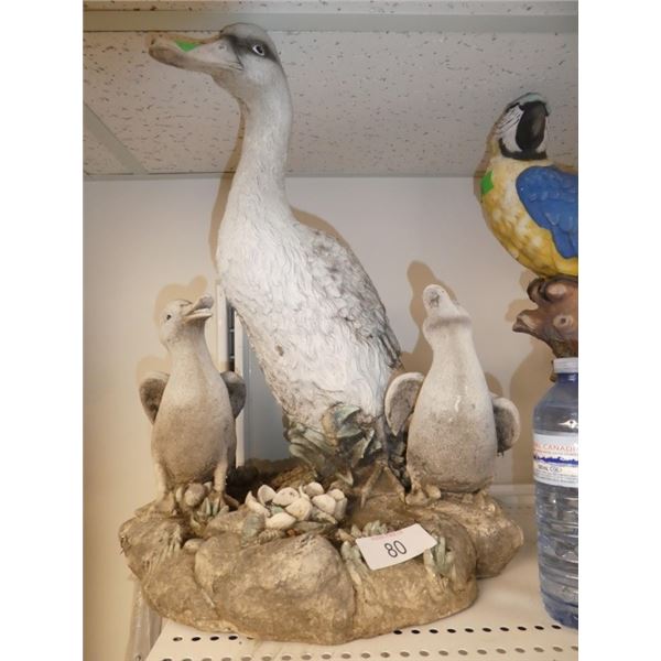 decorative concrete  ducks