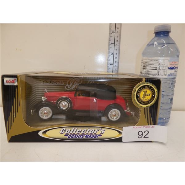 1934 collector die-cast model car