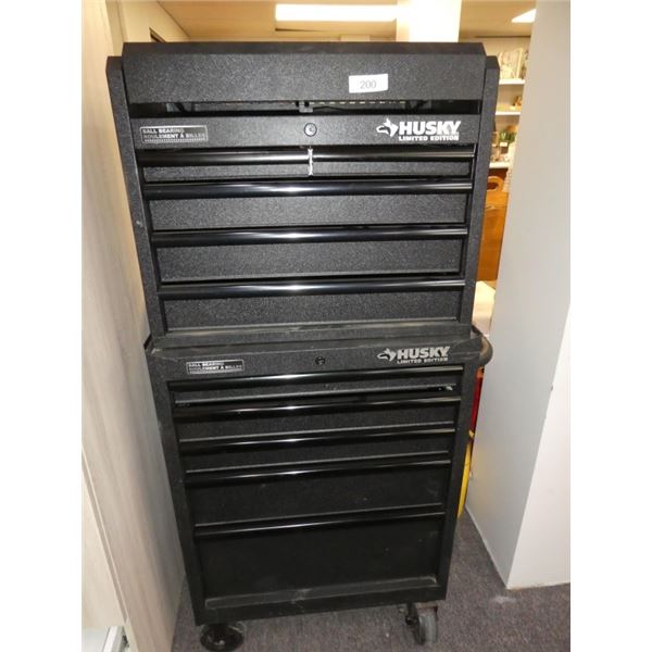 Husky tool chest w/ ball bearing & key