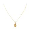 Image 2 : 6.00 ctw Imperial Topaz And Diamond Pendant & Chain - 18KT Yellow Gold