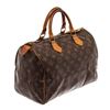 Image 2 : Louis Vuitton Brown Monogram Canvas Speedy 30 Satchel Bag