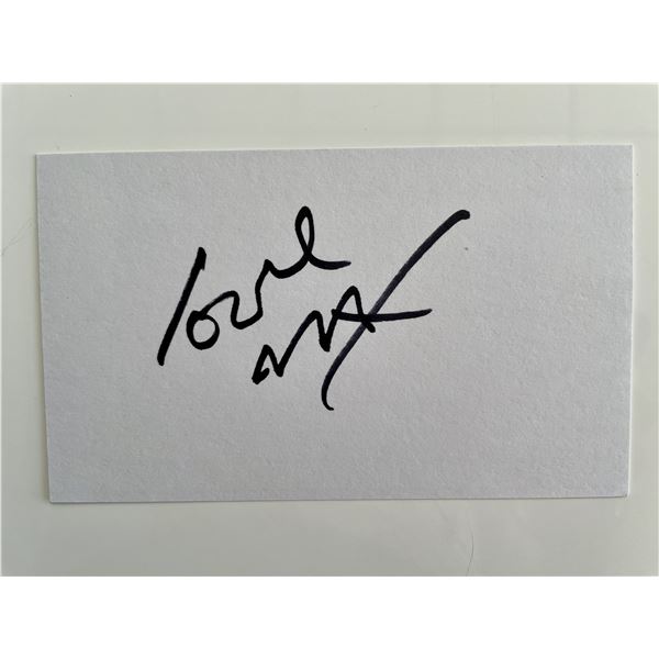 Peter Max signed cut