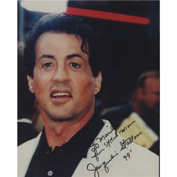 Jacqueline Stallone signed photo.