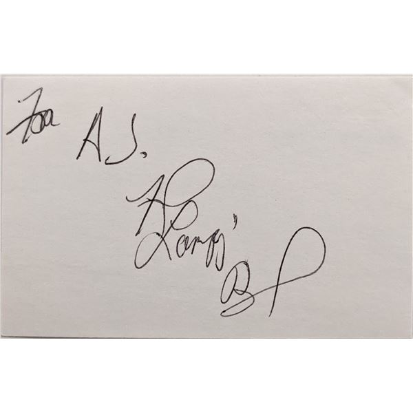 Frank Bank original signature