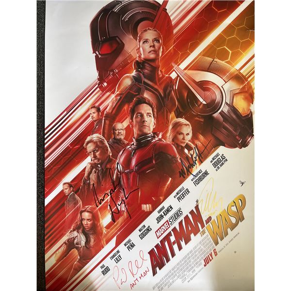 Ant-Man And The Wasp cast signed photo