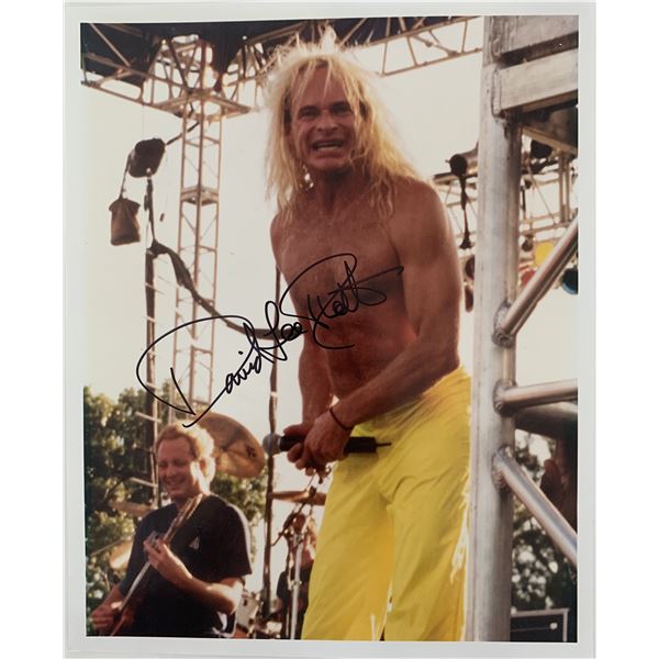 David Lee Roth signed photo