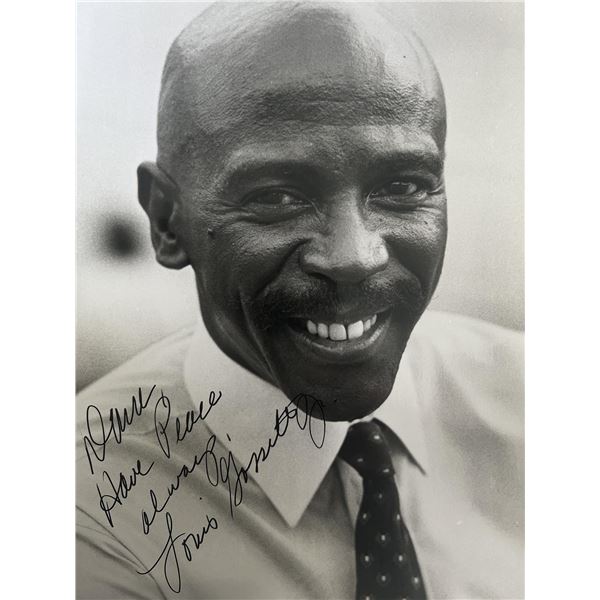 Officer and a Gentleman Louis Gossett Jr. signed photo