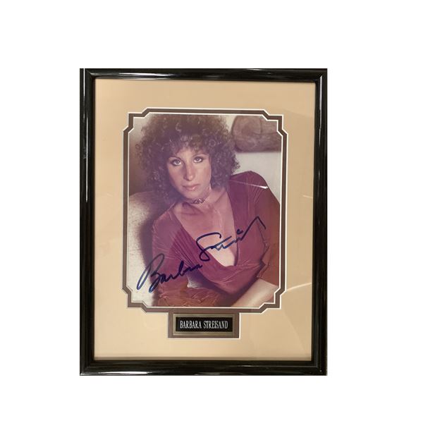 Barbara Streisand signed photo