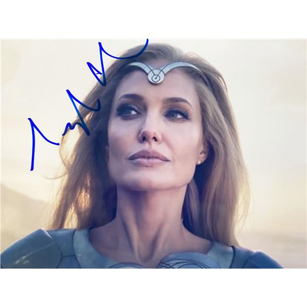Eternals Angelina Jolie signed movie photo