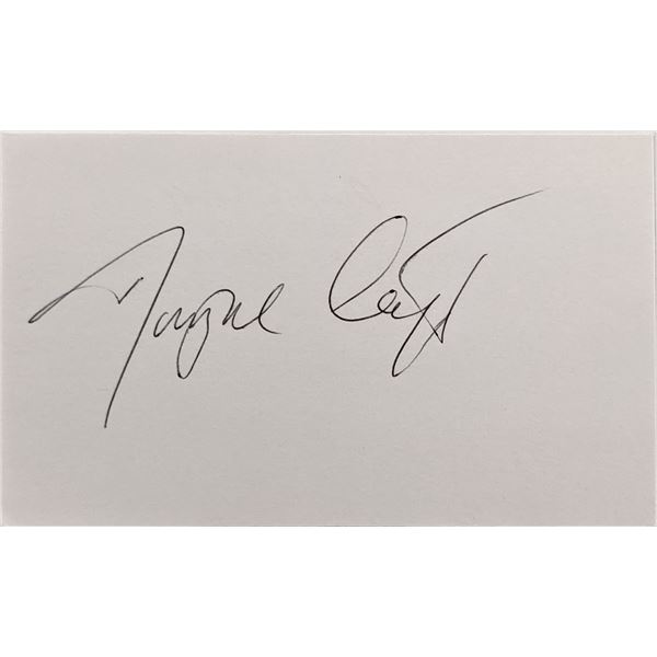 Opera singer Dwayne Croft original signature