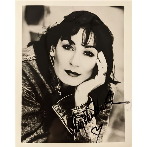 Anjelica Huston signed photo