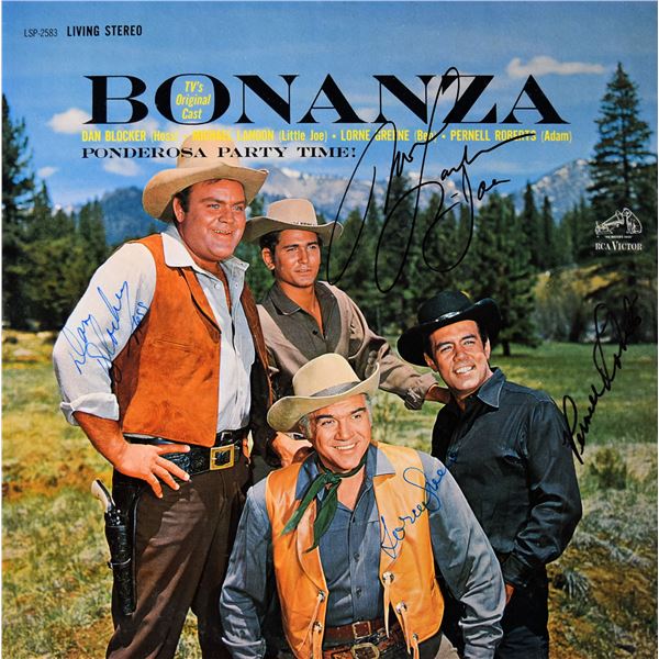 Bonanza TV’s Original Cast signed soundtrack