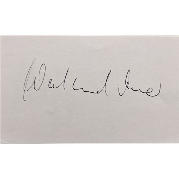 Opera singer Waltraud Meier original signature