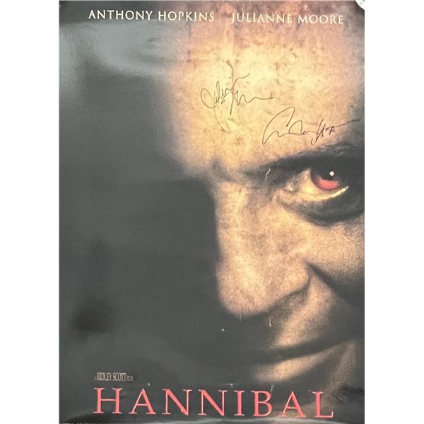 Hannibal signed movie poster