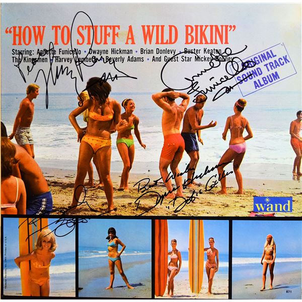 How to Stuff a Wild Bikini signed soundtrack