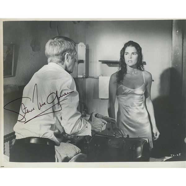 Steve McQueen signed movie photo