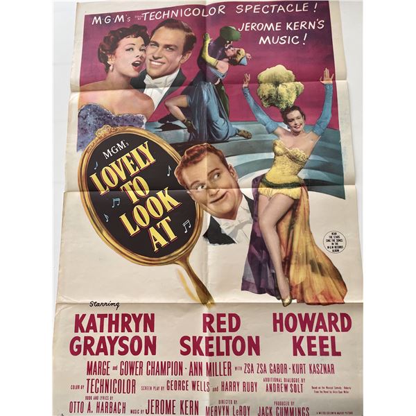 Lovely to Look At 1952 vintage movie poster