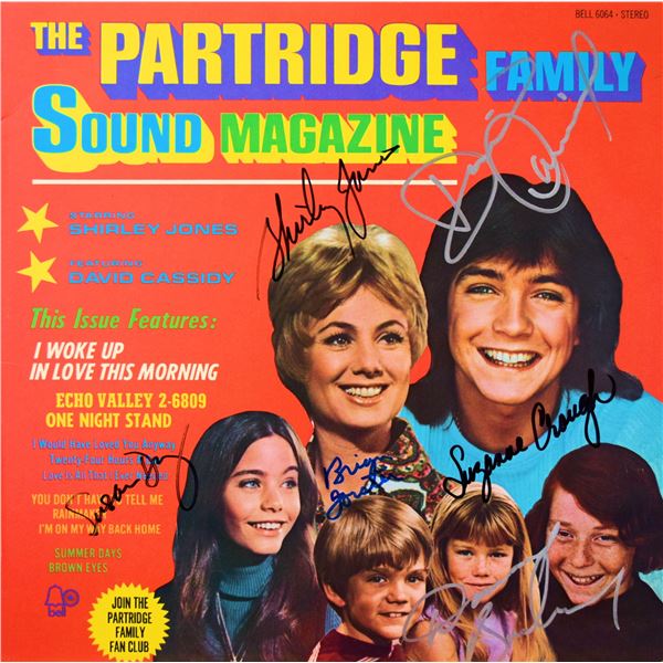 The Partridge Family signed Sound Magazine album