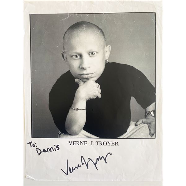Austin Powers Verne Troyer signed photo
