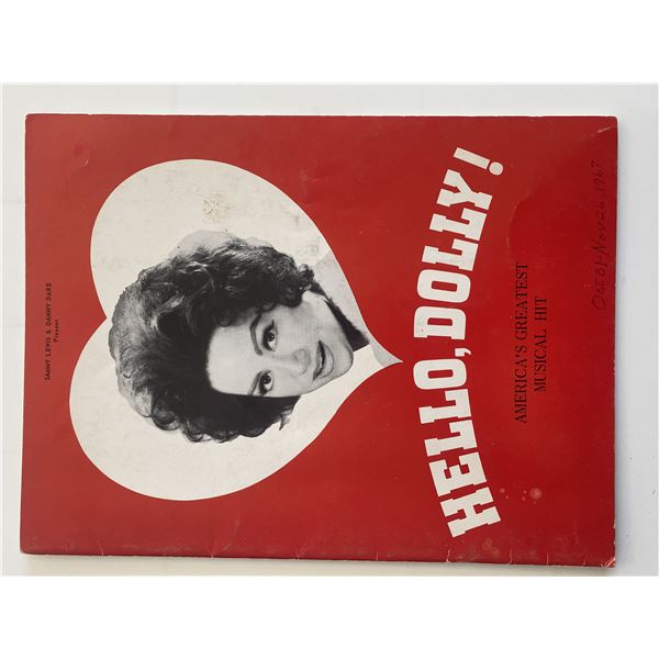 Hello, Dolly! Patrice Munsel and Jack Bailey signed program