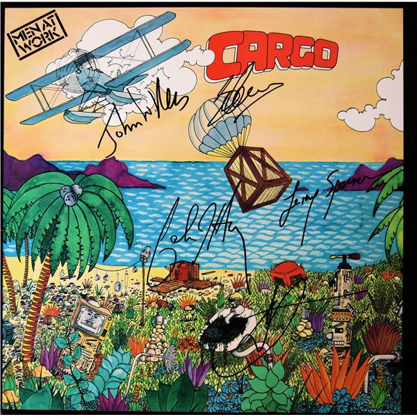 Men At Work signed Cargo album