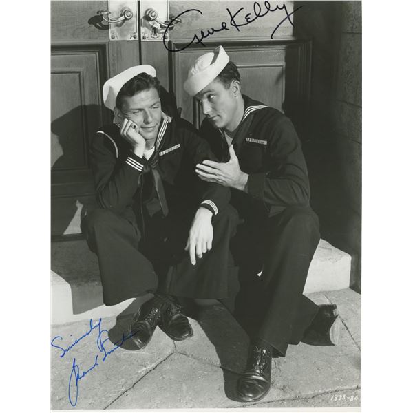 Frank Sinatra/ Gene Kelly signed movie photo