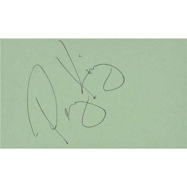 Perry King signature cut