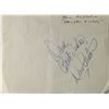 Image 1 : Sharon Gless and Dan Pastorini Double Sided Signature Cut