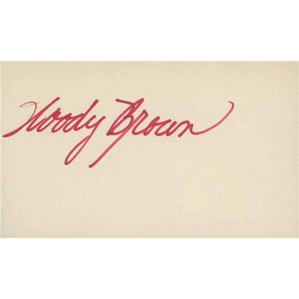 Woody Brown signature cut